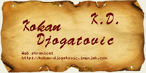 Kokan Đogatović vizit kartica